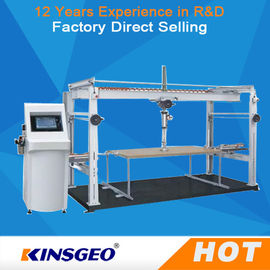 PLC Touched Screen Control Durability Furniture Testing Machine For Office Furniture  With One Year Warranty